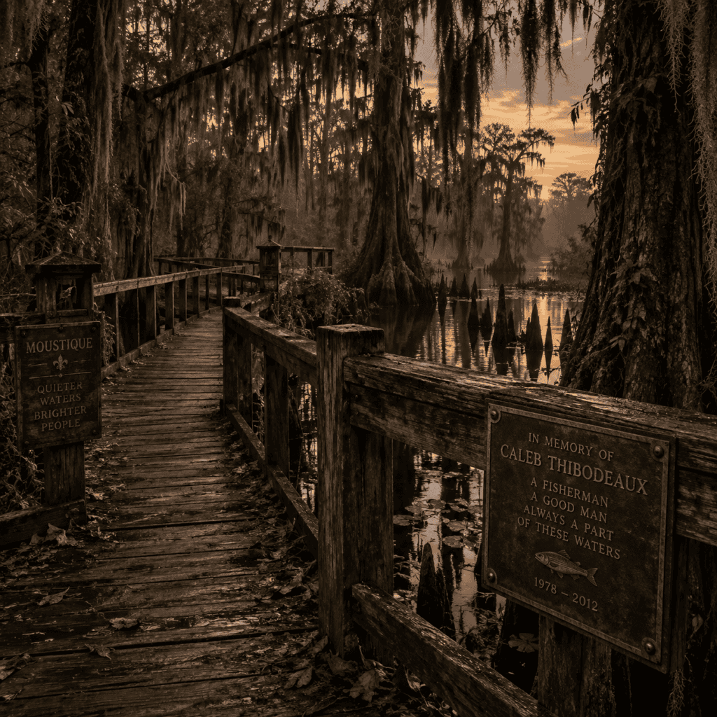 Cypress Shadows at Moustique Boardwalk