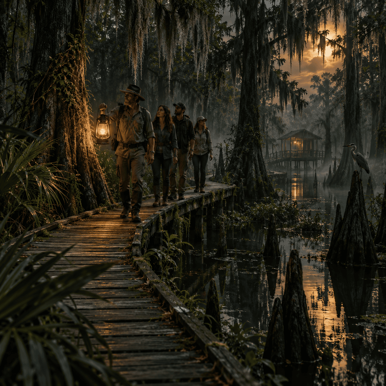 Lanternlit Cypress Swamp Expedition