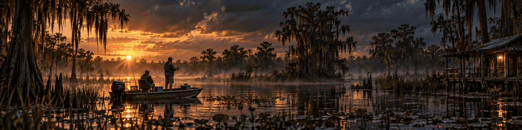Misty Bayou Anglers at Sunset